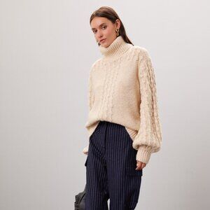 Popcorn Knit Sweater